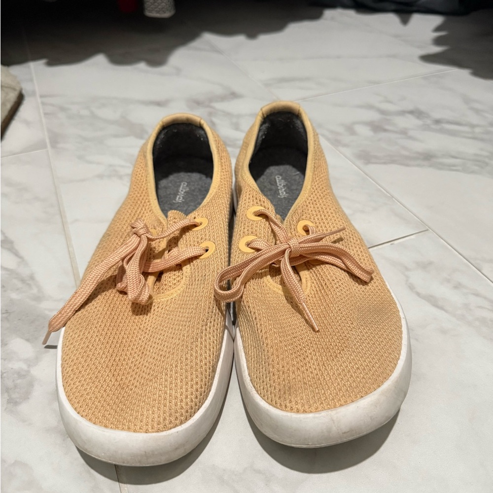 Allbirds Light Tan Knit Sneakers